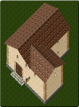 two story stone and plaster house 1
